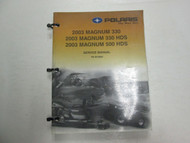 2003 Polaris Magnum 330 HDS 500 HDS Service Repair Workshop Manual FACTORY