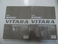 2003 Suzuki Vitara SQ420 Service Repair Shop Workshop Manual Set FACTORY OEM