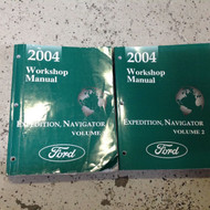 2004 FORD EXPEDITION & LINCOLN NAVIGATOR Shop Repair Service Manual SET Worn