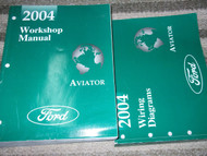 2004 FORD LINCOLN AVIATOR TRUCK SUV Service Shop Repair Manual Set W EWD OEM