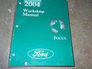 2004 Ford Focus Service Repair Shop Workshop Manual FACTORY OEM