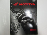 2004 Honda CB600F Motorcycle Service Shop Factory Manual OEM 2004 Honda CB600F