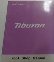 2004 Hyundai Tiburon Service Repair Shop Workshop Manual BRAND NEW