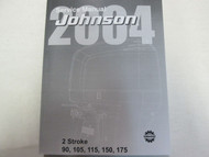 2004 Johnson 2 Stroke 90 105 115 150 175 Service Repair Manual FACTORY NEW