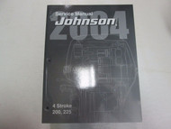 2004 Johnson 4 Stroke 200, 225 Service Repair Shop Manual FACTORY OEM BOOK 04
