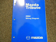 2004 Mazda Tribute Electrical Wiring Diagram Troubleshooting Manual EWD OEM