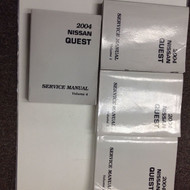 2004 Nissan Quest Van Service Shop Repair Workshop Manual Set NEW 2004