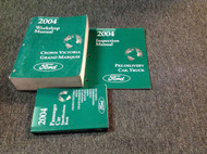 2004 OEM FORD Crown Victoria & Grand Marquis Service Shop Manual Set W INSP SPE