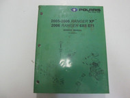 2005 2006 Polaris Ranger XP 6x6 EFI Service Workshop Repair Manual NEW FACTORY