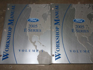 2005 Ford Econoline E Series Van Service Shop Repair Workshop Manual Set OEM