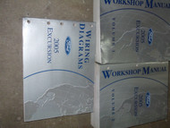 2005 FORD Excursion TRUCK Service Shop Workshop Repair Manual Set OEM W EWD