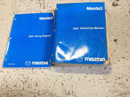 2005 Mazda 3 MAZDA3 Service Repair Shop Workshop Manual Set W EWD OEM Worn