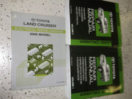 2005 Toyota LAND CRUISER Service Shop Workshop Repair Manual Set OEM W EWD