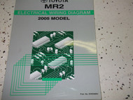 2005 Toyota MR2 MR 2 Electrical Wiring Diagram Service Shop Repair Manual EWD