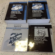 2005 TOYOTA RAV4 RAV 4 Service Shop Repair Workshop Manual Set OEM W EWD & Trans