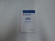 2005 Suzuki JR50 JR 50 Owners Operators Owners Manual