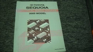 2005 Toyota Sequoia Electrical Wiring Diagram Service Shop Repair Manual EWD 05