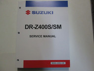 2006 2007 2008 Suzuki DR-Z400S/SM DRZ400S/SM Service Workshop Repair Manual New
