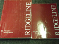 2006 2007 Honda Ridgeline TRUCK Service Repair Manual Set W EWD FACTORY BOOKS