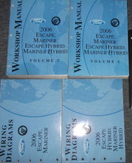 2006 FORD ESCAPE & ESCAPE HYBRID Service Shop Repair Workshop Manual SET W EWD
