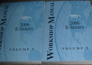 2006 FORD ECONOLINE E-SERIES VAN Shop Repair Service Workshop Manual Set OEM