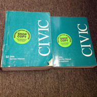 2006 Honda Civic & SI CIVIC Shop Repair Service Manual Set W SI Supplement Rare