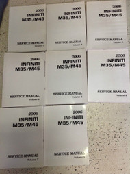 2006 Infiniti M35 M45 Service Repair Shop Workshop Manual Set NEW Book Factory