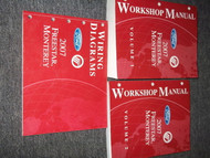 2007 FORD FREESTAR & MERCURY MONTEREY VAN Repair Service Shop Manual Set OEM