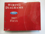 2007 Ford FOCUS Electrical Wiring Diagrams Service Shop Repair Manual USED EWD