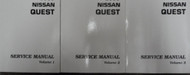 2006 Nissan Quest Service Shop Repair Workshop Manual Set Factory New