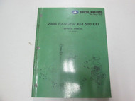 2006 Polaris Ranger 4x4 500 EFI Service Repair Workshop Shop Manual Factory