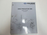 2006 Polaris Predator 500 Service Repair Shop Workshop Manual FACTORY OEM x 2006