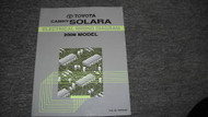 2006 Toyota Camry Solara Electrical Wiring Diagram Manual EWD OEM