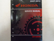 2007 2008 2009 2010 2011 2012 HONDA CRF150R/RB Service Shop Repair Manual NEW