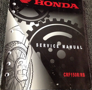 2007 2009 2012 2015 2018 HONDA CRF150R/RB Service Shop Workshop Repair Manual