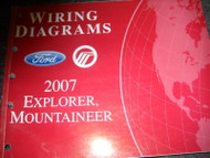 2007 Ford Explorer Mercury Mountaineer Electrical Wiring Diagram Manual EWD OEM