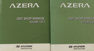 2007 HYUNDAI AZERA Service Repair Shop Workshop Manual Set NEW