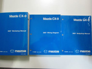 2007 Mazda CX-9 CX9 Service Repair Shop Manual SET FACTORY OEM Set W ETM + Body