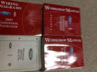 2007 FORD EXPEDITION LINCOLN NAVIGATOR TRUCK Shop Repair Service Manual SET WOW