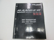 2007 Polaris Ranger 500 2x4 4x4 4X4 EFI Service Workshop Shop Repair Manual NEW