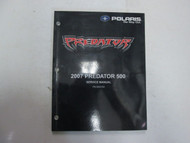 2007 Polaris Predator 500 Service Repair Workshop Manual FACTORY OEM
