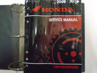 2008 2009 2010 2011 2012 2013 2014 HONDA CBR1000RR RA RS Service Manual Used ***