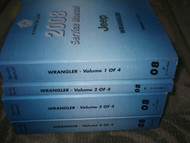 2008 JEEP WRANGLER Service Shop Repair Workshop Manual Set FACTORY OEM Mopar NEW