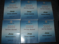 2008 Jeep Grand Cherokee Service Shop Repair Workshop Manual Set OEM Factory