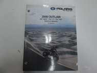 2008 Polaris Outlaw 450 MXR 525 S 525 IRS Service Shop Repair Manual NEW