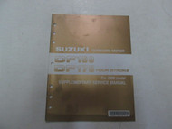 2008 Suzuki DF150 DF175 FOUR STROKE Outboard Motor Supplementary Manual WEAR OEM