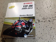 2009 2010 2011 2012 Yamaha YZF R6 Service Shop Repair Manual Factory NEW