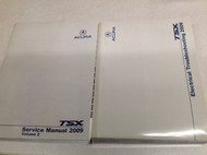 2009 Acura TSX Service Shop Manual Volume 2 & Electrical Wiring Diagram Manual