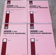 2009 Chevrolet Chevy Corvette Service Shop Workshop Repair Manual Set FACTORY GM