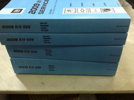2009 CHEVY TRAVERSE OUTLOOK BUICK ENCLAVE GMC ACADIA Service Shop Manual Set OEM